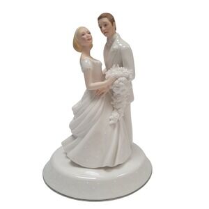 Lenox Opal Innocence Bride Groom Wedding Cake Topper Dancing